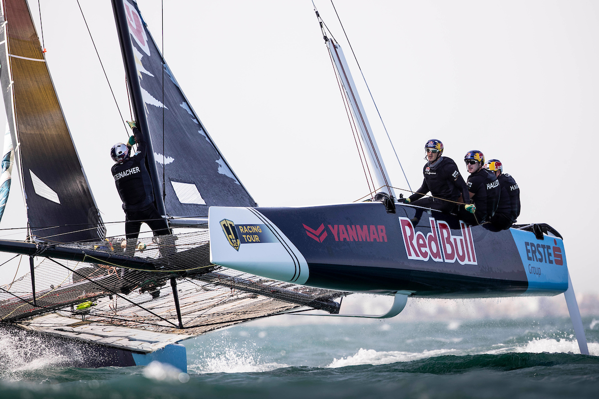 Red Bull Sailing clinches championship podium in GC32 Racing Tour – 3mpg